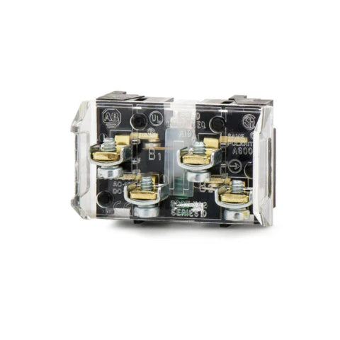 Allen-Bradley 800T-XA2 contact block, 1-NO, side mount, 600V AC, for 800T series operators