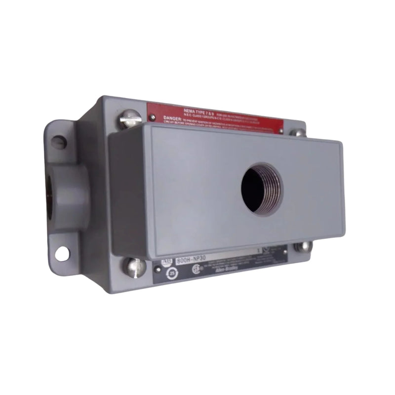 Allen-Bradley 800H-NP30 legend plate, 30 mm, stainless steel, 