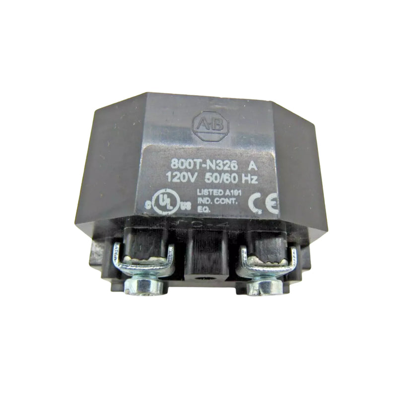 Allen-Bradley 800T-N326 potentiometer, 30mm, 5k Ohm, knob and dial plate, Type 4/13, heavy-duty