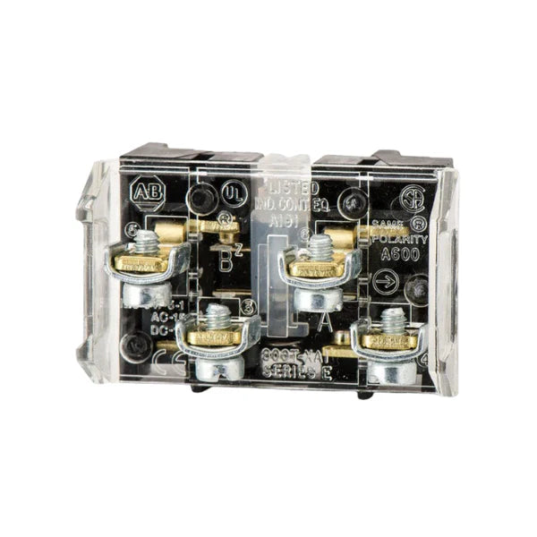Allen-Bradley 800T-XA1 contact block, 1 N.O., side mount, screw terminals, for 30 mm 800T operator