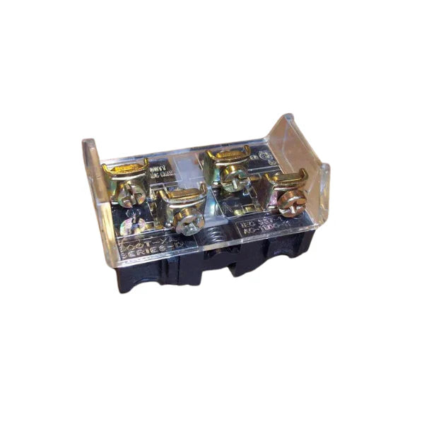 shallow contact block, 30 mm, with 1 NO and 1 NC contact and screw terminals.
