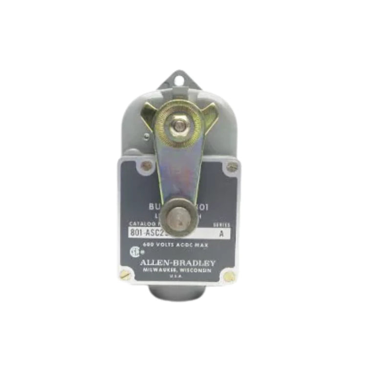 Allen-Bradley 801-ASC29 roller lever actuator head for 801 limit switch, spring return