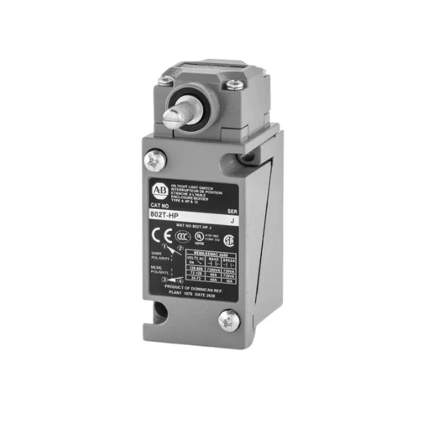 Allen-Bradley 802T-HP limit switch head, top push rod actuator, heavy-duty, for 802T series