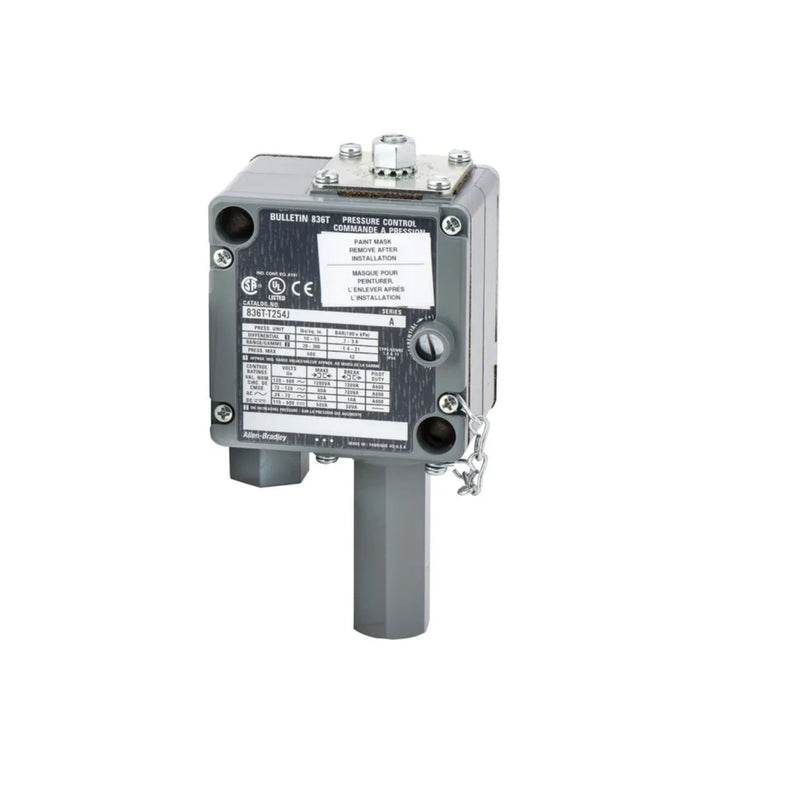 Allen-Bradley 836T-T254J pressure switch, 30–150 PSI, SPDT, 1/4