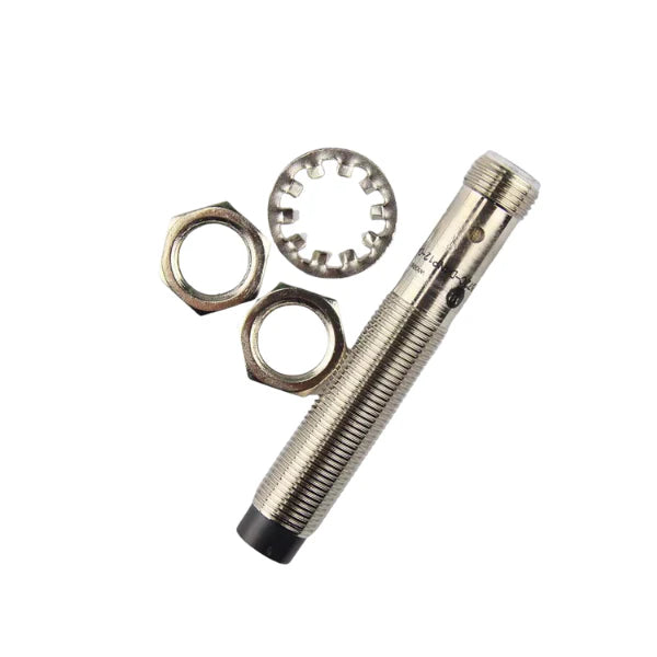 Allen-Bradley 872C-D4NP12-D4 inductive sensor, M18, 4mm sensing, PNP NO, 10–30V DC, shielded, QD connector.