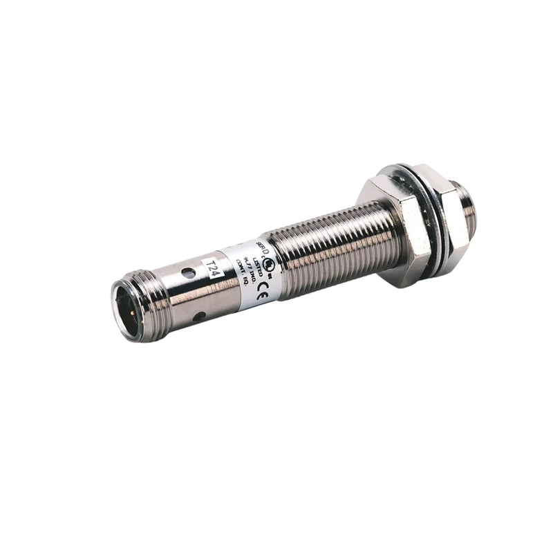 Allen-Bradley 872C-M8NP18-D4 M18 inductive proximity sensor, NPN NO, 10–30V DC, 4-pin micro connector