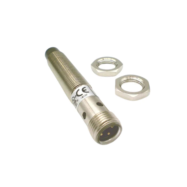 Allen-Bradley 872C-N8NP12-D4 proximity sensor, 12 mm, NPN NO, 4 mm range, DC, micro QD, IP67