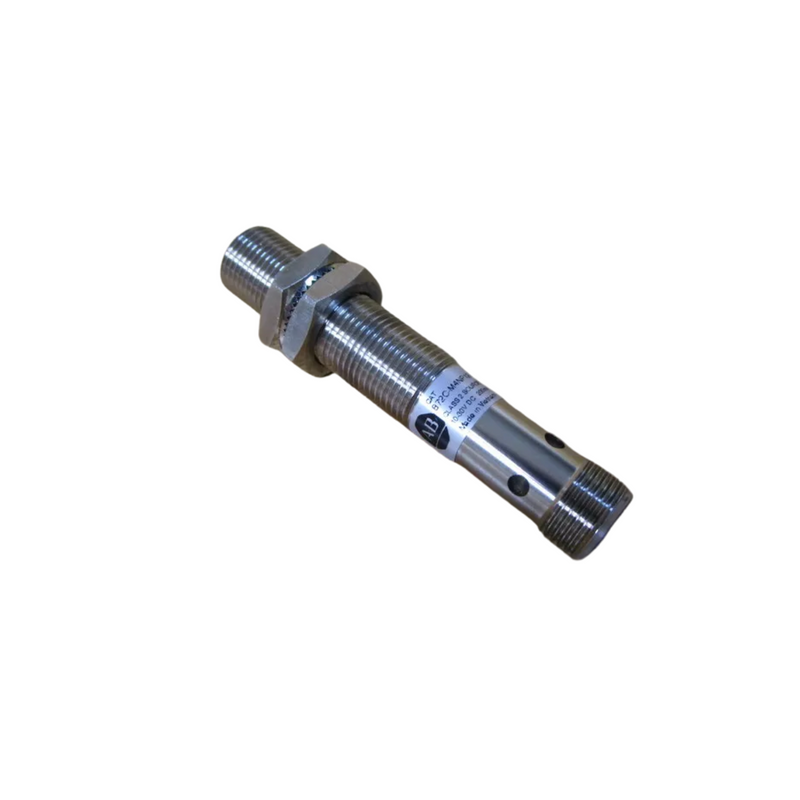 Allen-Bradley 872C-M4NP12-D4 inductive proximity sensor, 12 mm, NPN NO, 4 mm sensing, Micro QD 4-pin