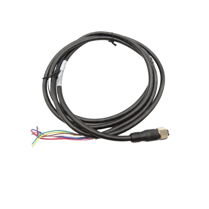 Allen-Bradley 889D-F8AB-2 M12 8-pin female straight cordset, 2-meter PVC cable, single-ended, DC sensor