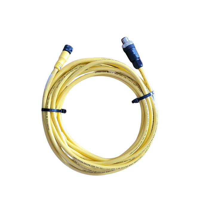 Allen-Bradley 889R-F6ECA-5 sensor cable, M12 6-pin female to flying leads, 5m PVC, IP67 rated