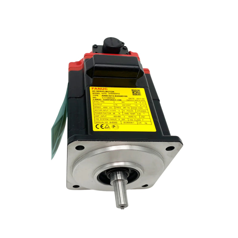 FANUC A06B-0213-B200#0100 AC servo motor for CNC machining and automation systems