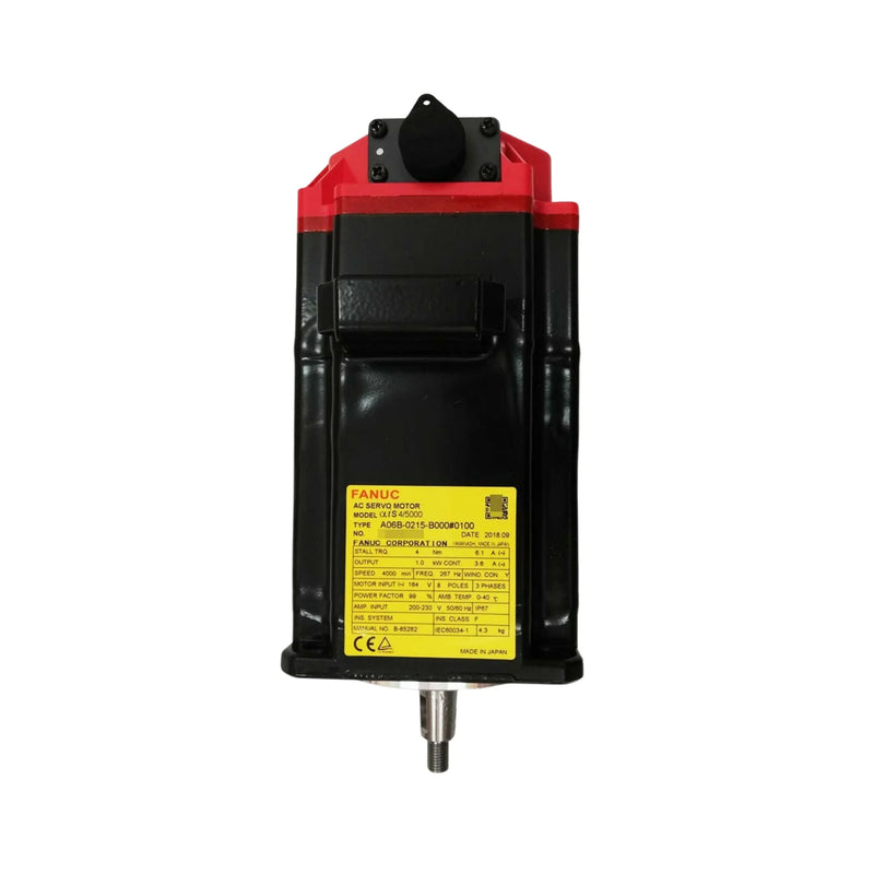 FANUC A06B-0215-B000#0100 AC servo motor for CNC machining and automation systems