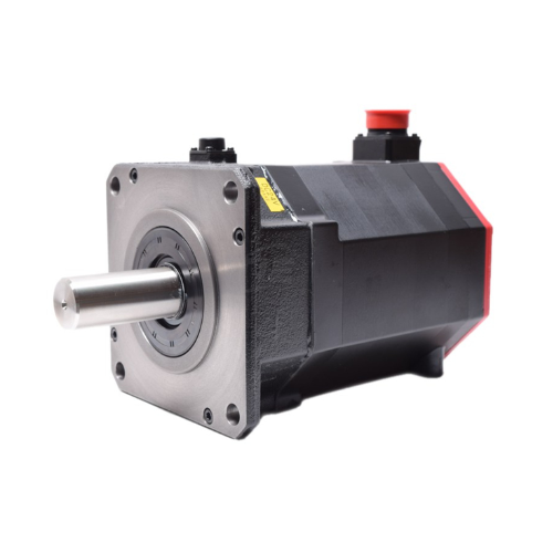 Fanuc A06B-0269-B400#0100 AC servo motor, 5.5 kW, 3000–4000 rpm, with 24 V brake, straight shaft, IP67