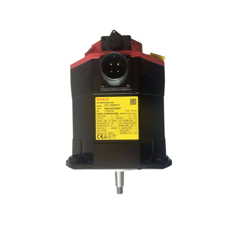 FANUC A06B-2075-B007 AC servo motor for CNC machining and industrial automation systems