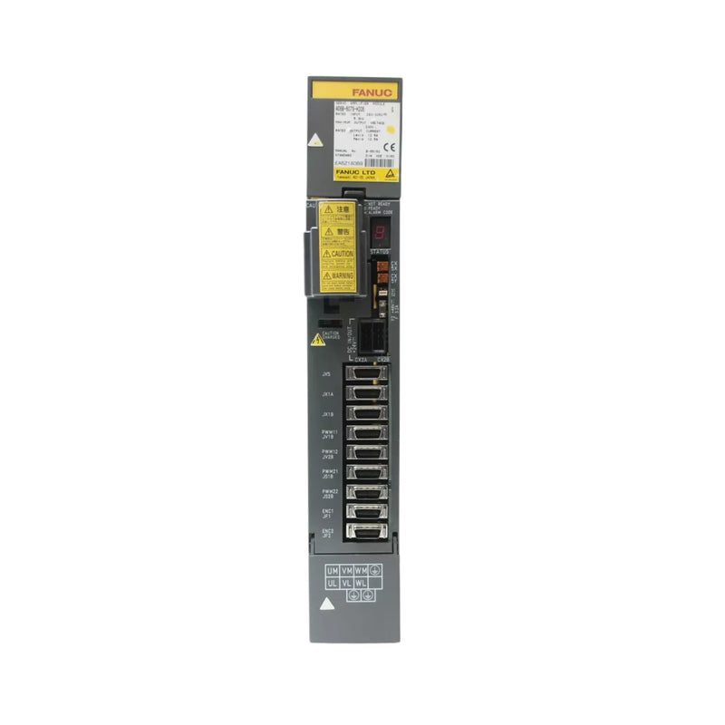Fanuc A06B-6079-H206 dual-axis servo amplifier module, SVM2-40/40, 5.3 kW, 12.5 A per axis, CNC motion control