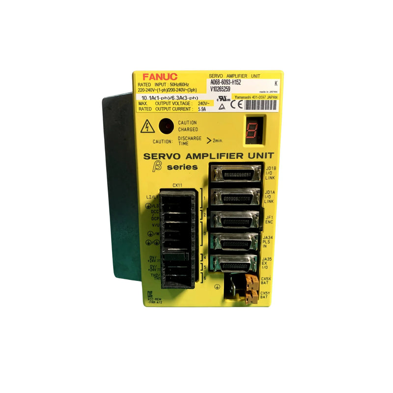 FANUC A06B-6093-H152 servo amplifier module for CNC machines and automation