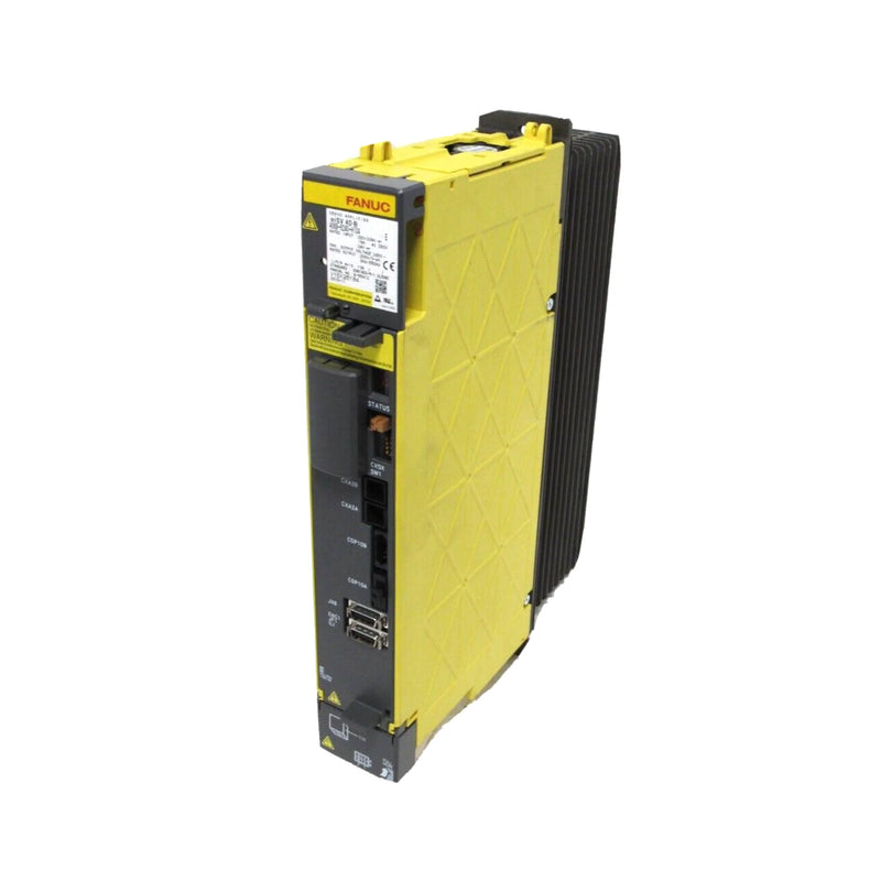 FANUC A06B-6240-H104 SVPM-40i servo amplifier for Alpha i CNC axis motor control with integrated protection.