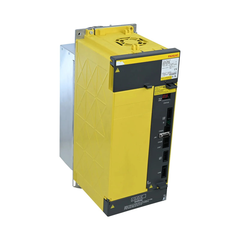 FANUC A06B-6250-H045 SVPM-75i servo amplifier for CNC with 75A output and built-in diagnostic and protection functions.