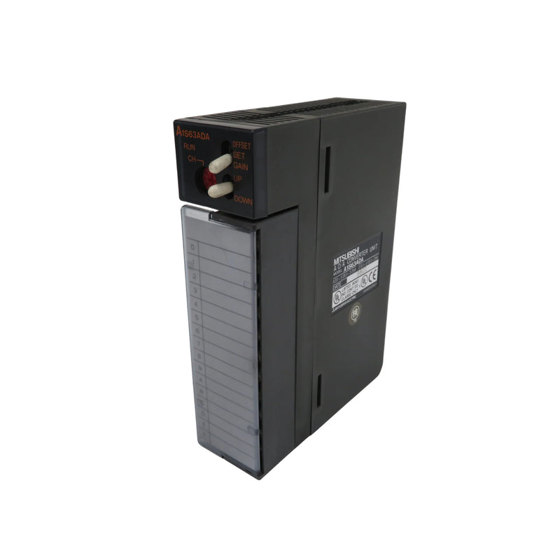 Mitsubishi A1S63ADA module for high-speed counter input, compatible with A Series PLCs, up to 63 kHz.
