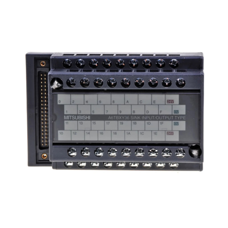 Mitsubishi A6TBXY36 module, 36 outputs, 24V DC, MELSEC-A series PLC