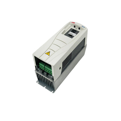 ABB ACH550-UH-012A-4 HVAC drive, 12 HP, 380–480V, 3-phase, IP21, with vector control and integrated EMC filter for HVAC efficiency.