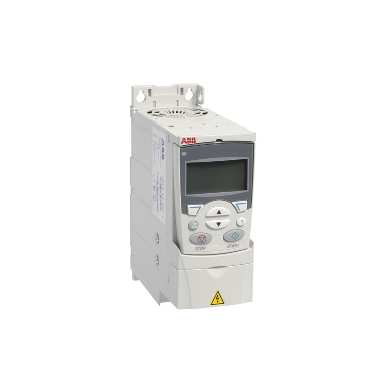 ABB ACS310-03E-08A0-4 AC drive, 3.0 kW, 400 V, IP20, for energy-efficient pump and fan control.