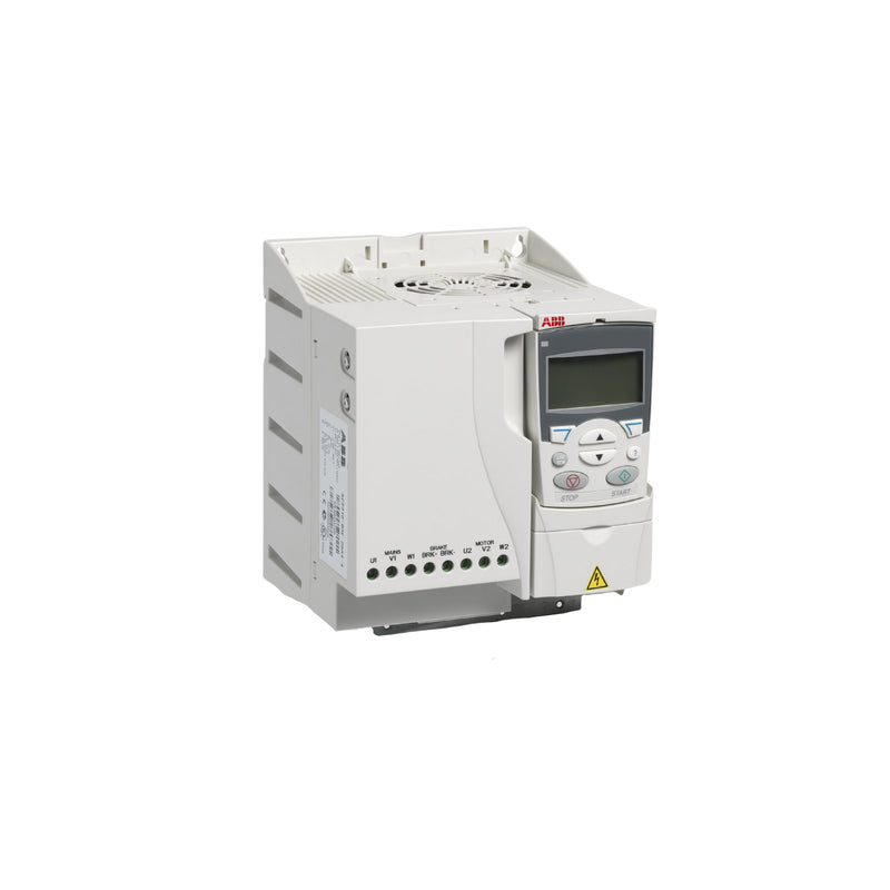 ABB ACS310-03E-13A8-4 AC drive, 7.5 kW, 400 V, IP20, with PID and energy optimization.