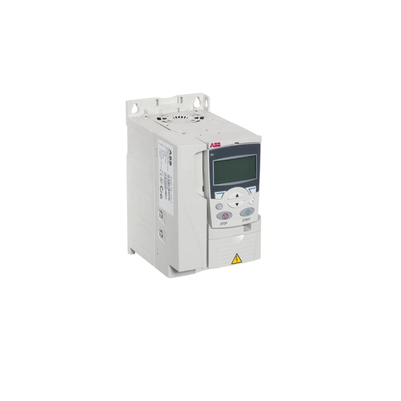 ABB ACS355-03U-07A5-2 AC drive, 1.5 kW, 2 HP, 3-phase, IP20, VFD with vector control, EMC filter, and brake chopper for industrial motor control.