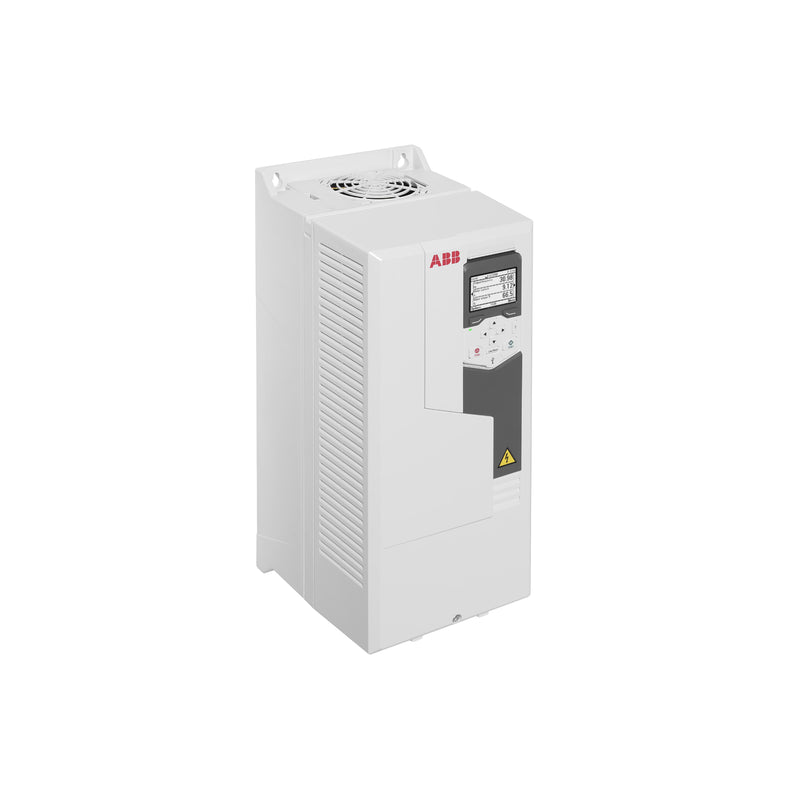 ABB ACS580-01-039A-4 general purpose VFD, 18.5 kW, 39A, 400V, IP21 with EMC filter for energy-efficient motor control.