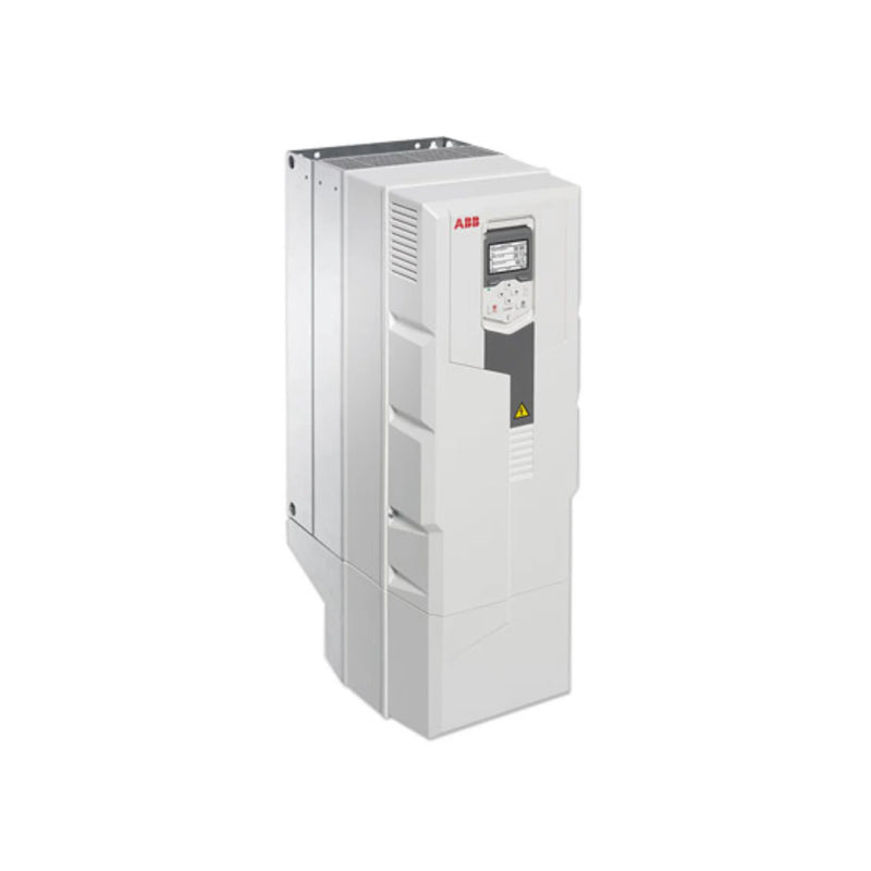 ABB ACS580-01-293A-4 drive, 150 HP, 480V, 3-phase, IP21 enclosure, vector control, for pumps, fans, and industrial motor systems.