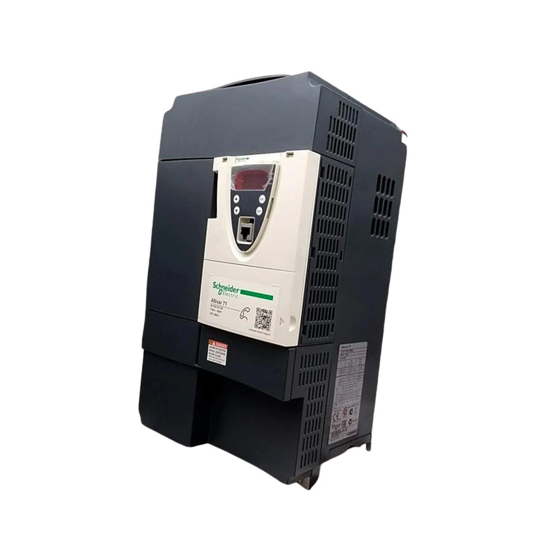 Schneider Electric ATV71HD15N4 1.5 kW high‑duty vector VFD, 380–480 V AC, IP20