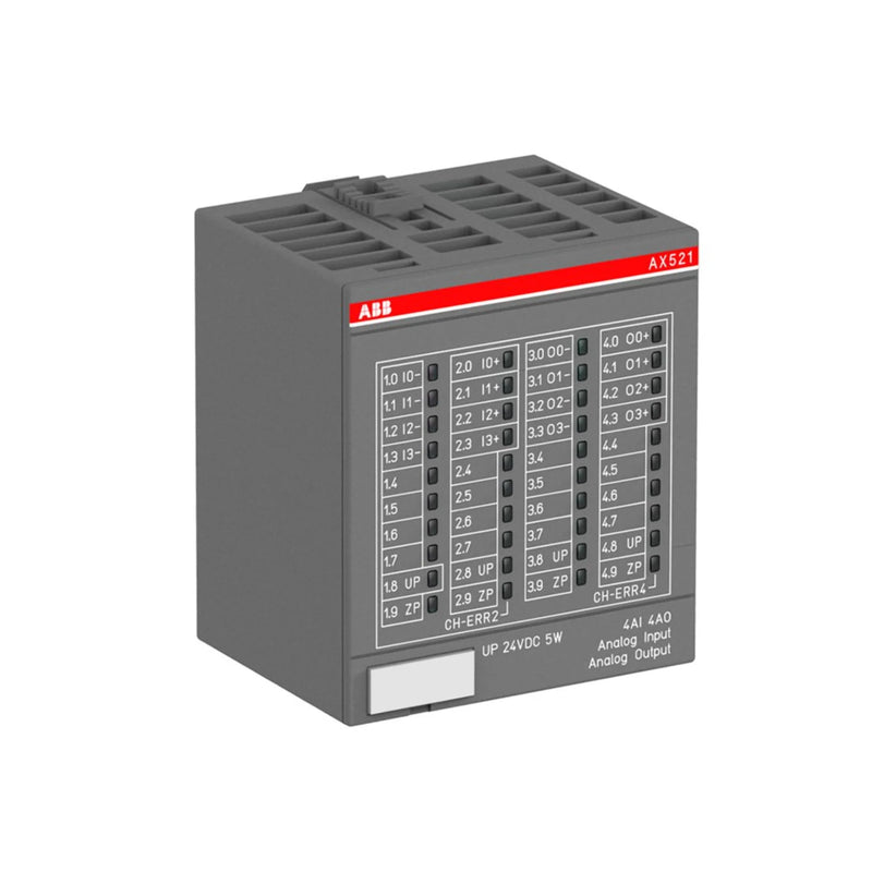 ABB AX521 PROFIBUS DP-V1 module for AC 800M, redundant communication, high-speed industrial data transfer.