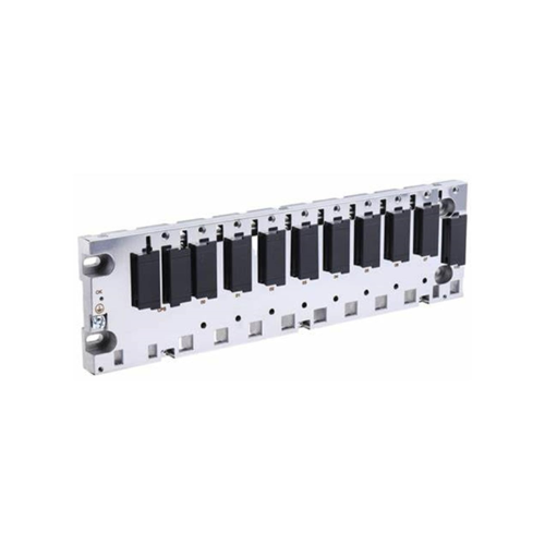 Schneider Electric BMEXBP0800 8-slot backplane for Modicon M580 local modules, DIN rail mount