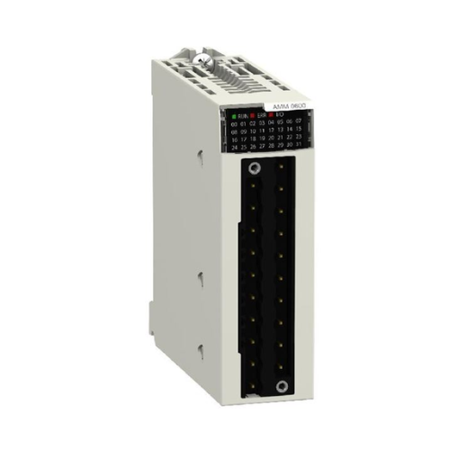 Schneider Electric BMXAMM0600 analog input module, 6 channels, voltage/current, 16‑bit, Modicon M340
