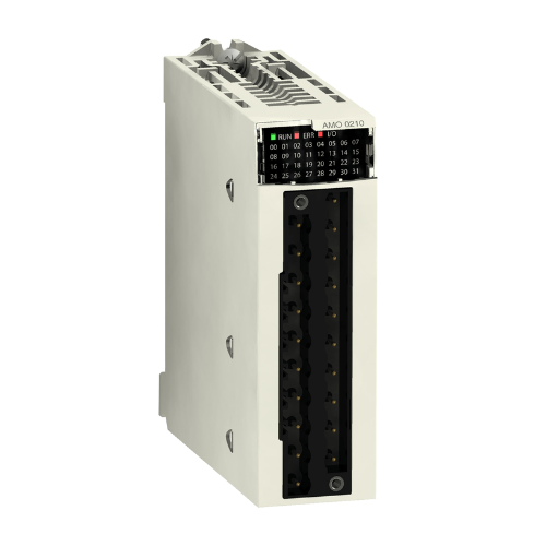 Schneider Electric BMXAMO0210 analog output module, 2 channels, voltage/current, for M340 PLC