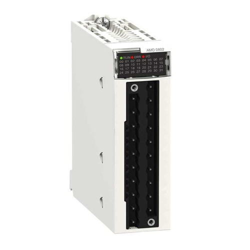 Schneider Electric BMXAMO0802 analog output module with 8 channels for Modicon X80