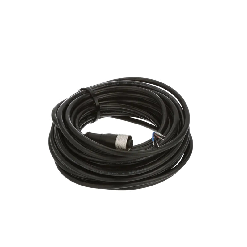 4-pin M12 quick disconnect cable by Banner, 30 ft, durable PVC for sensors.