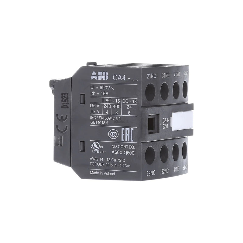 ABB CA4-22M | Bloque de contactos auxiliares