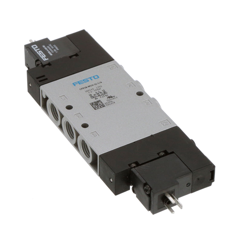 Festo CPE18-M1H-5J-1/4 5/2 solenoid valve, 1/4