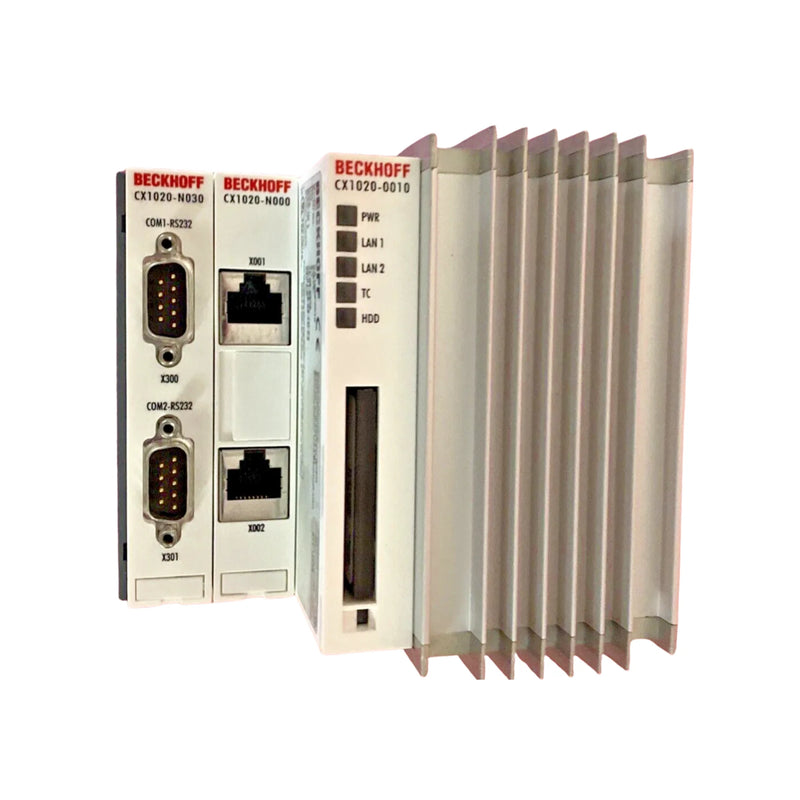 Beckhoff CX1020-0000 embedded PC, Intel Celeron M, modular DIN-rail, EtherCAT