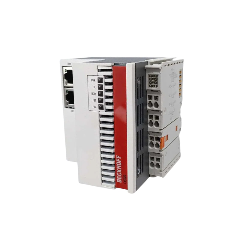Beckhoff CX5020-0121 embedded PC, Intel Atom 1.6 GHz, fanless, for real-time industrial automation applications.