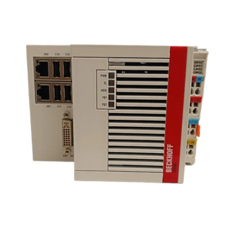 Beckhoff CX5140-0175 embedded PC, Intel Atom quad-core, 4 GB RAM, 80 GB CFast, Windows 10 IoT