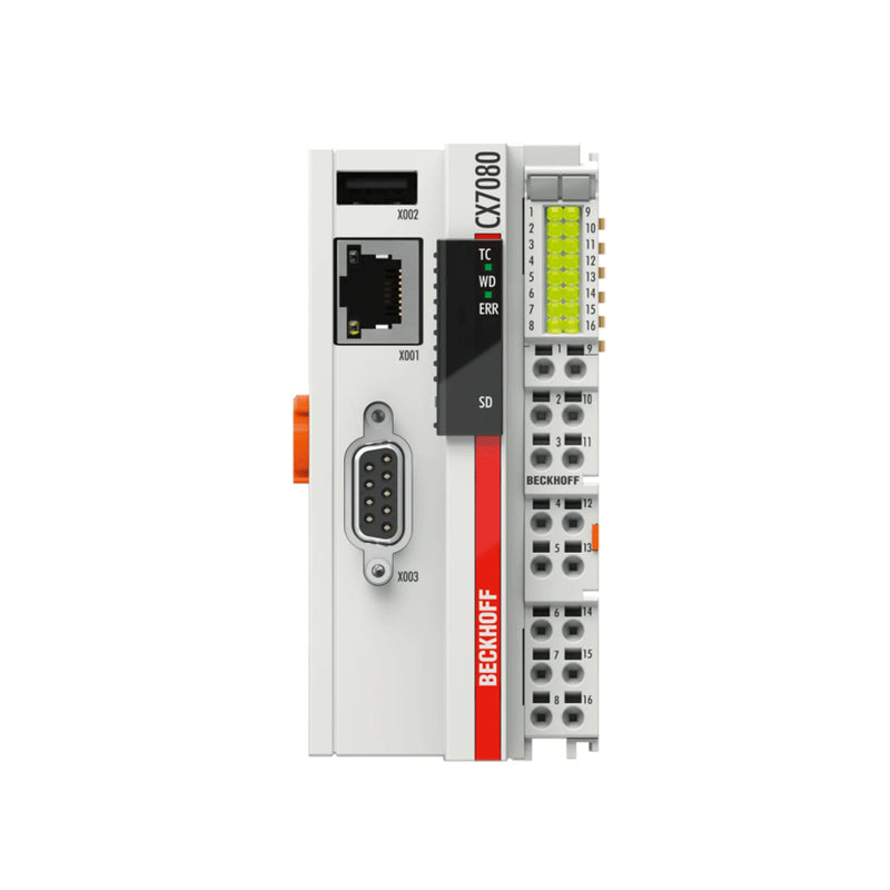 Beckhoff CX7080 Embedded PC, ARM Cortex-A8 with Modbus RTU, for compact and flexible automation control.
