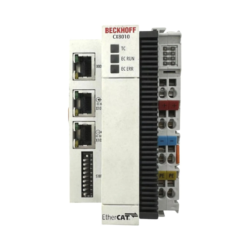 Beckhoff CX8010 embedded PC controller, compact design, EtherCAT interface