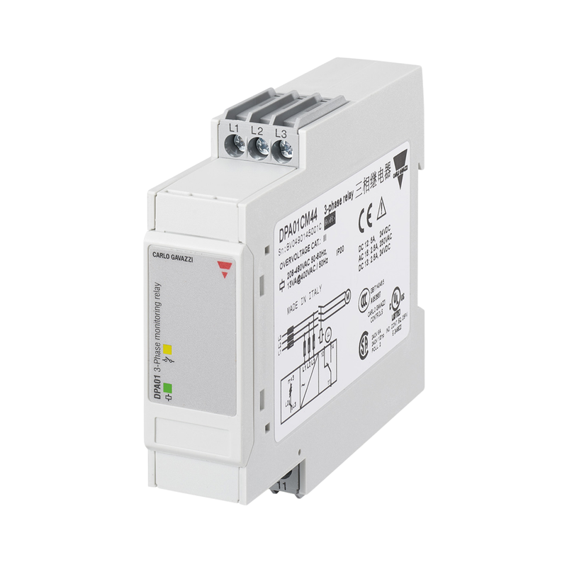Carlo Gavazzi DPA01CM60, compact and dependable safety relay for industrial use.