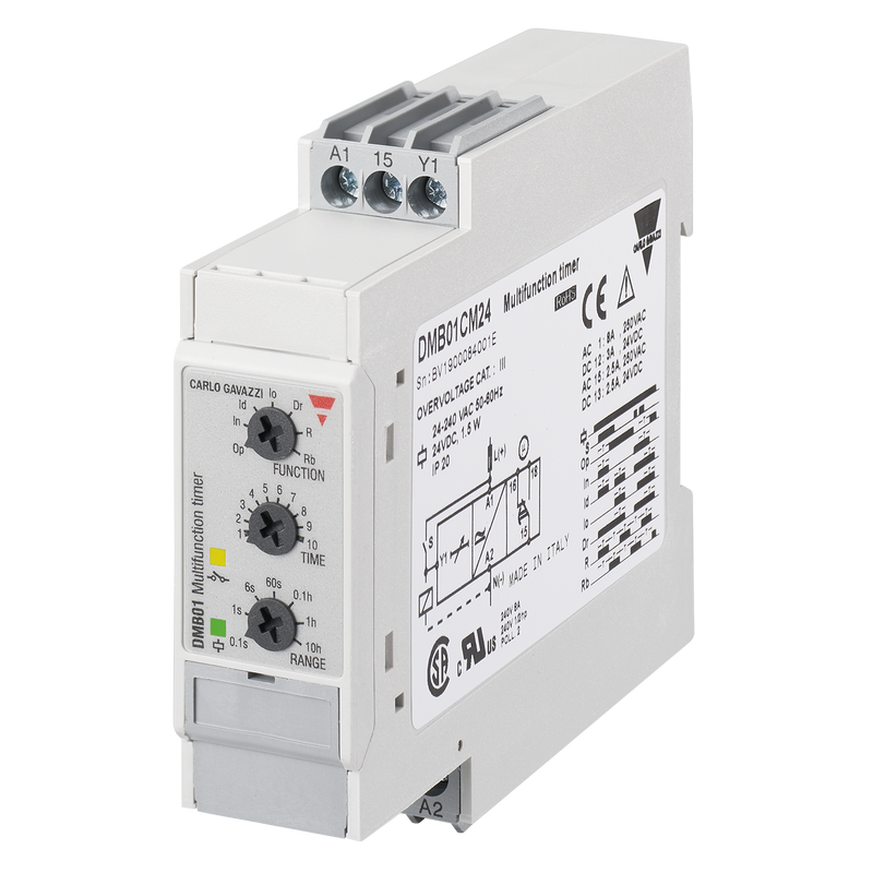 Carlo Gavazzi DMB01CM24, efficient compact control unit for industrial use