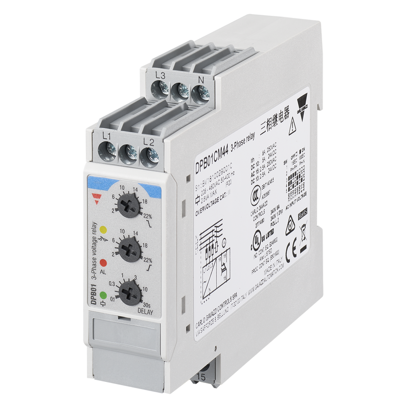 Carlo Gavazzi DPB01CM48, dependable Safety Relay for industrial purposes.