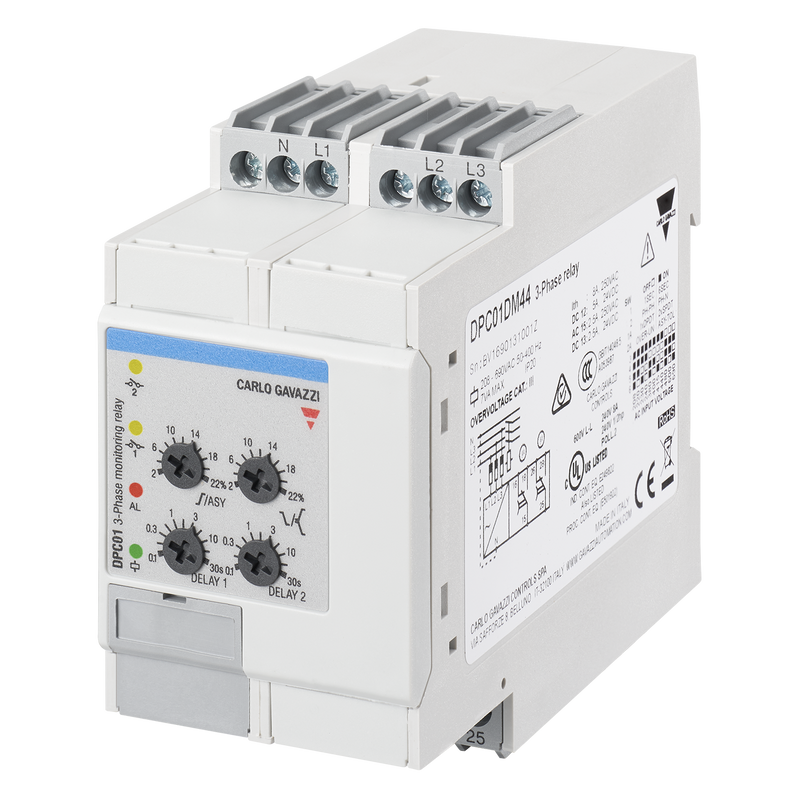 Carlo Gavazzi DPC01DM48 Control Relay, ideal for industrial systems.