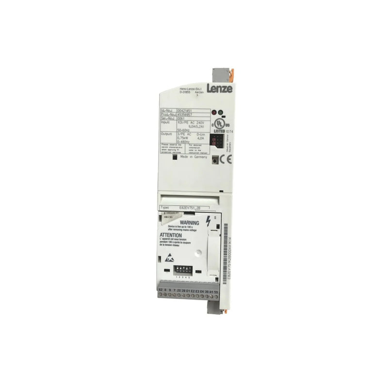 Lenze E82EV751_2B 0.75 kW SMVector frequency inverter, IP65, 230 V, for harsh industrial environments