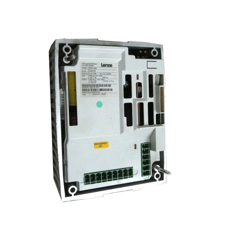 Lenze E82MV222-4B151 0.37 kW frequency inverter, 400 V, IP20, with braking chopper and vector control